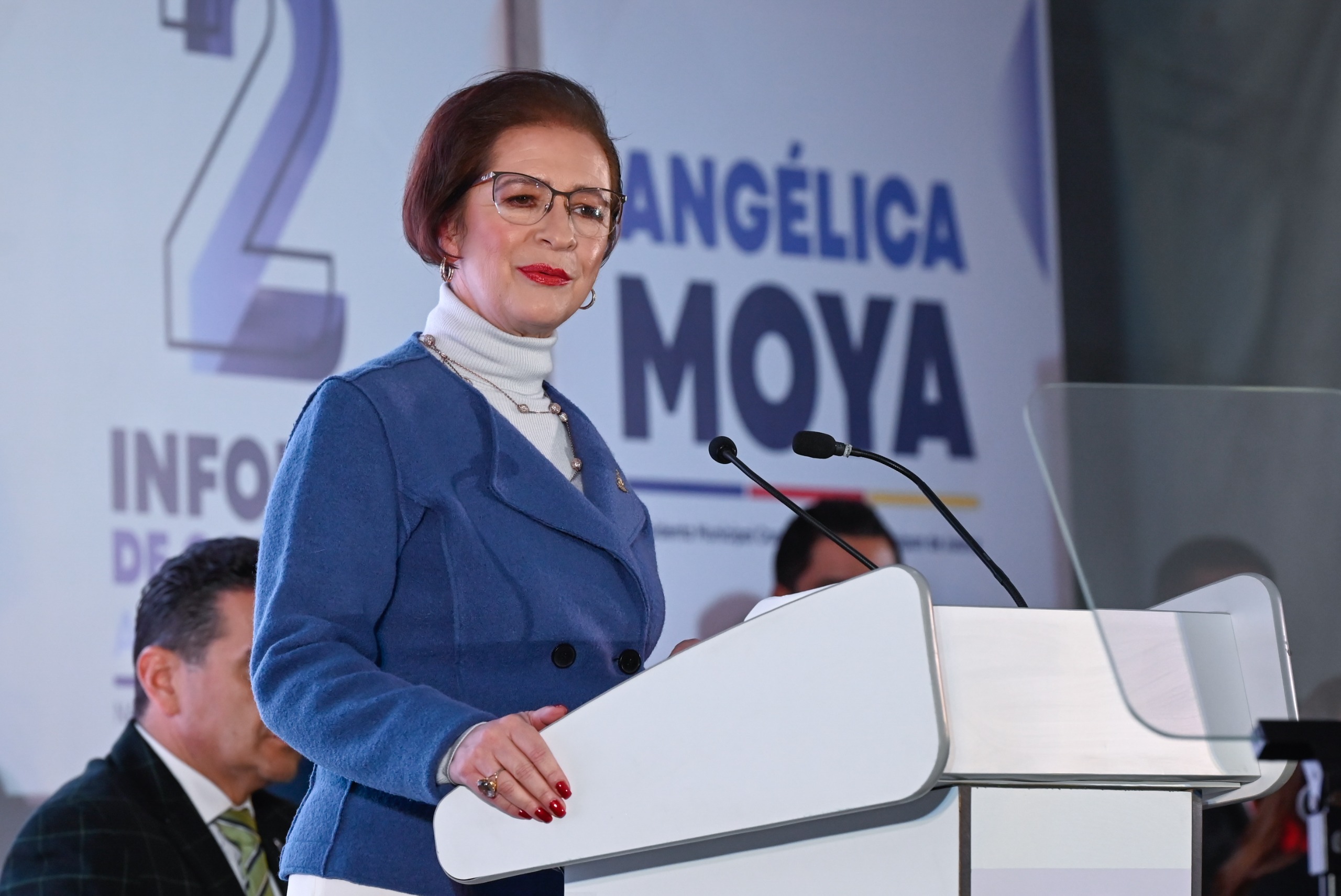 Avanzamos en finanzas, seguridad, obra pública y servicios: Angélica Moya Marín