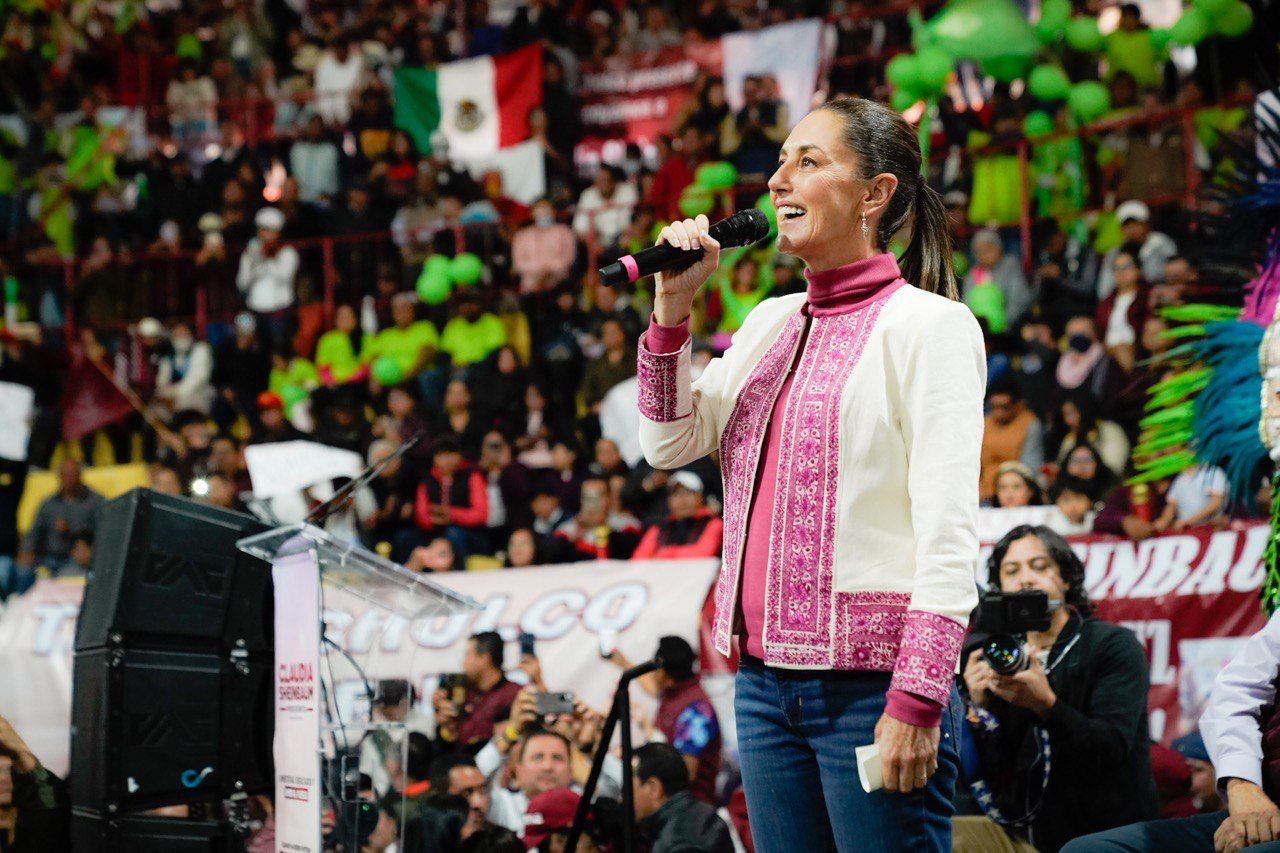 La juventud está con la Cuarta Transformación de la vida pública de México: Claudia Sheinbaum