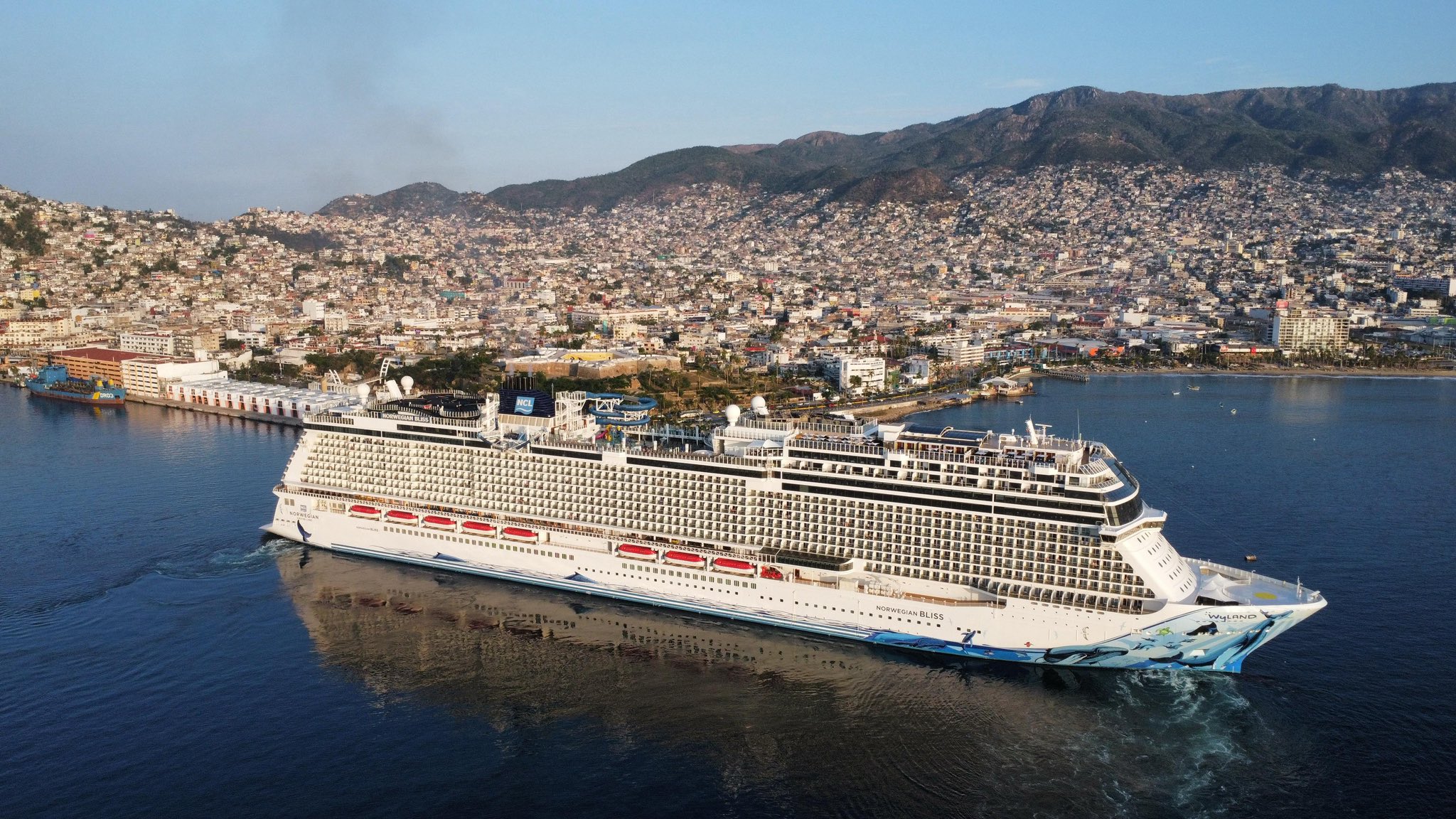 Acapulco recibe a su primer crucero de 2024