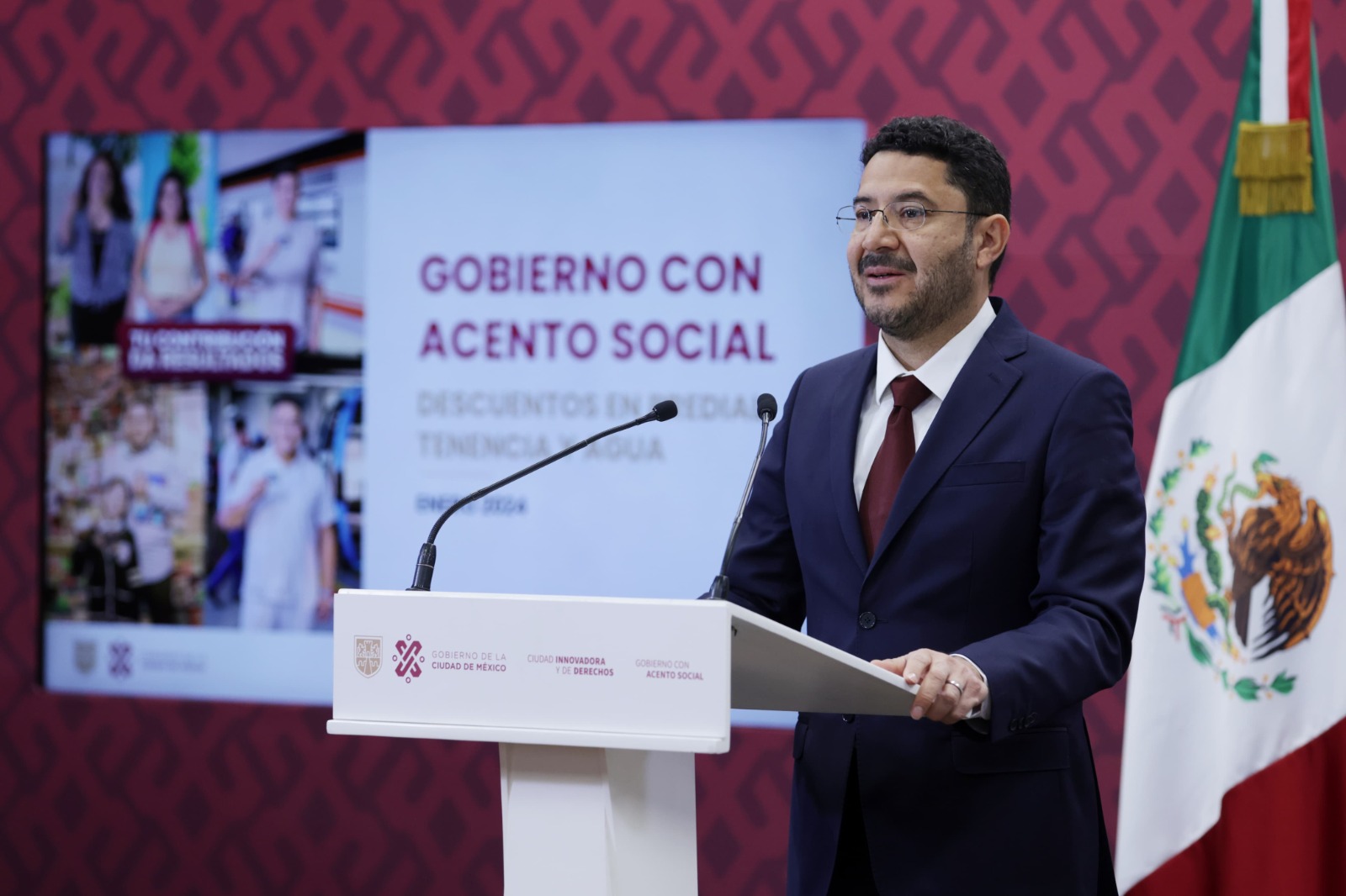 Batres Guadarrama anuncia beneficios fiscales para el Primer Trimestre de 2024 en la Ciudad de México