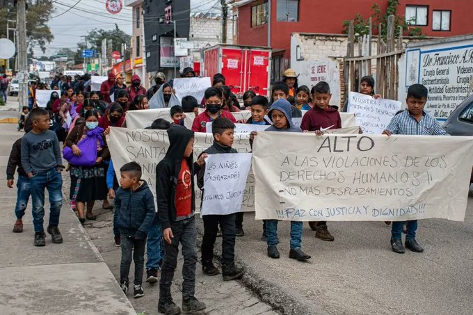 Chiapas vive una ’crisis de desplazamiento forzado’: Frayba