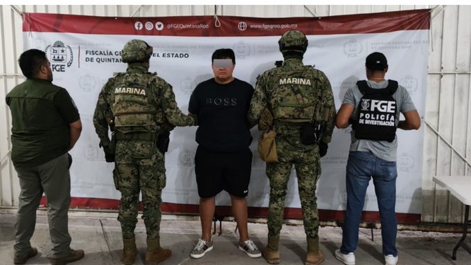 Detienen en Cancún a Nelson Enrique “N”, capo colombiano buscado por Interpol