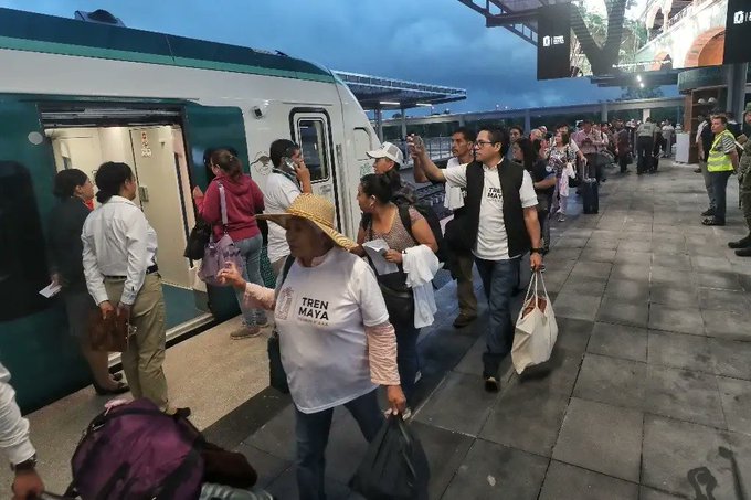 Más de 15 mil personas han viajado en Tren Maya