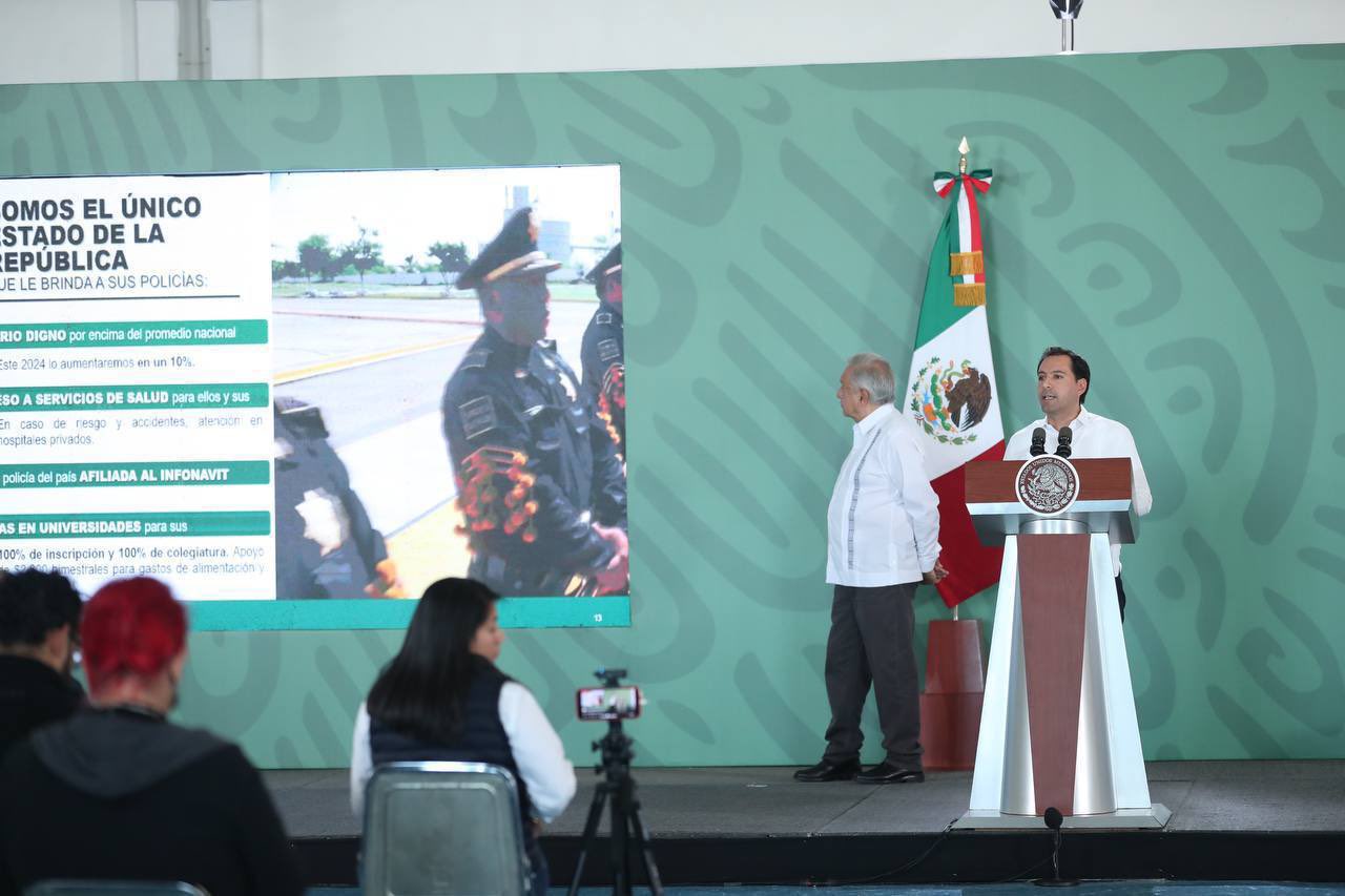 Mauricio Vila destaca los buenos resultados en seguridad en Yucatán