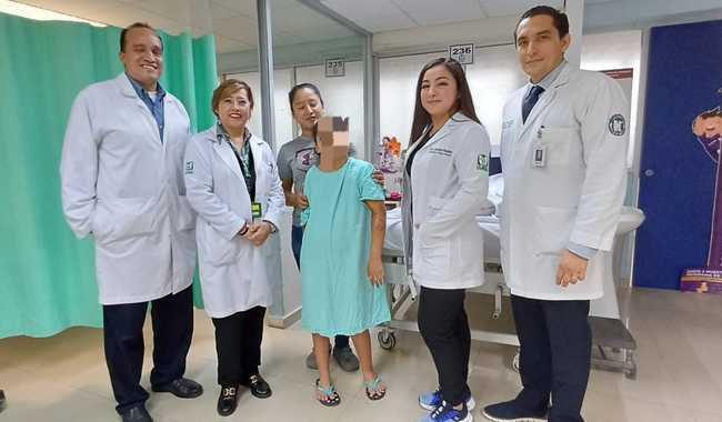 Médicos del IMSS le salvan el brazo a una niña en Tamaulipas