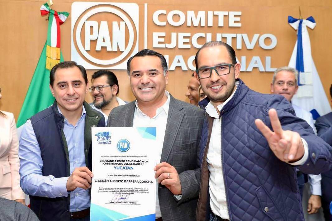 PAN designa a Renán Barrera como candidato a la gubernatura de Yucatán