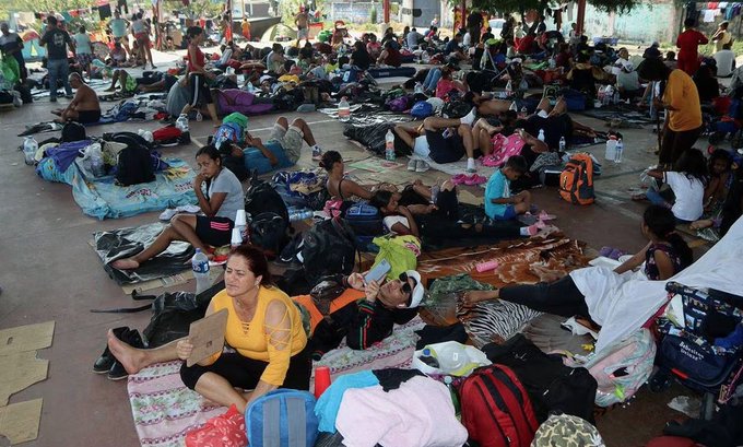 Se disuelve caravana migrante en Chiapas