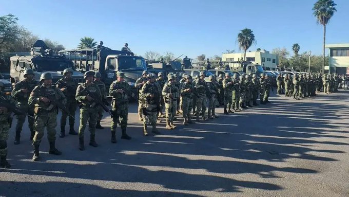 Sedena refuerza la seguridad en Tamaulipas