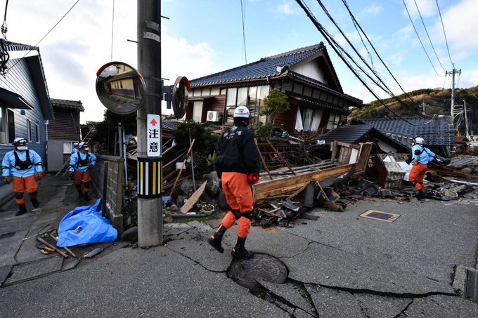 Sube la cifra de muertos por terremoto de inicio de año en Japón