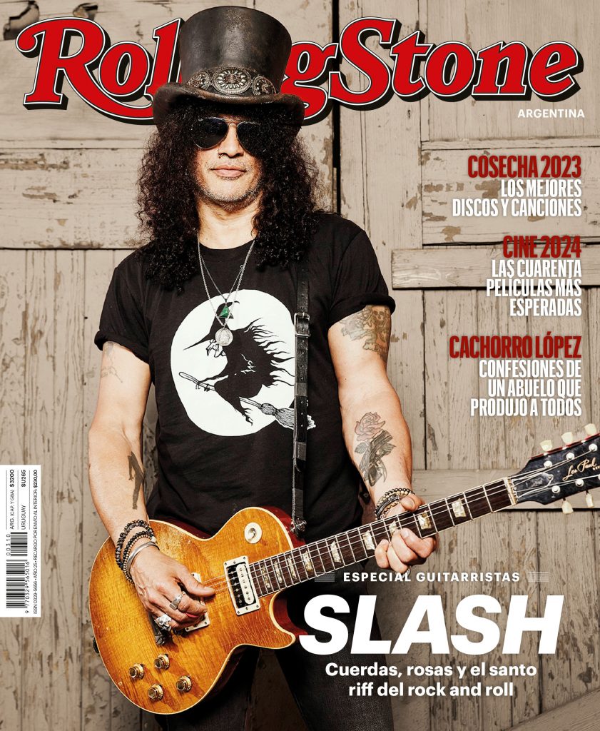 En entrevista con Rolling Stone, Slash habla de sus influencias, de su estilo y de sus guitarras favoritas