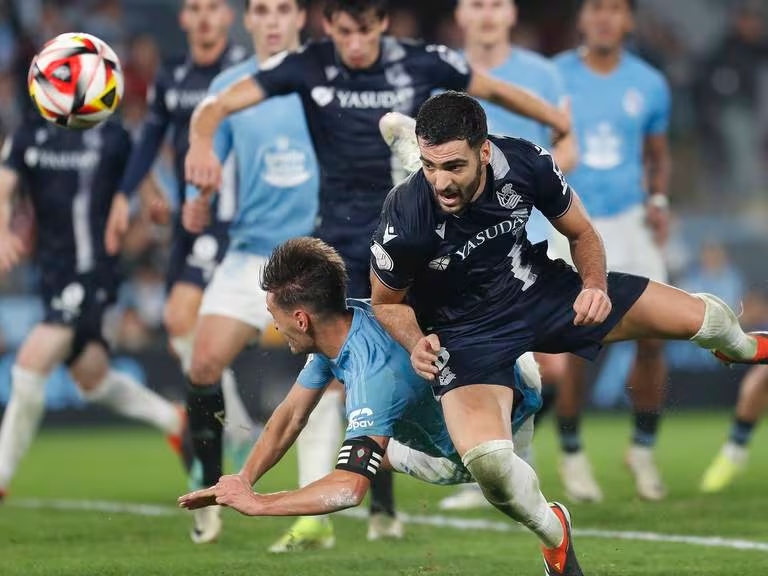 Celta de Vigo quedó fuera de la Copa del Rey tras caer con la Real Sociedad