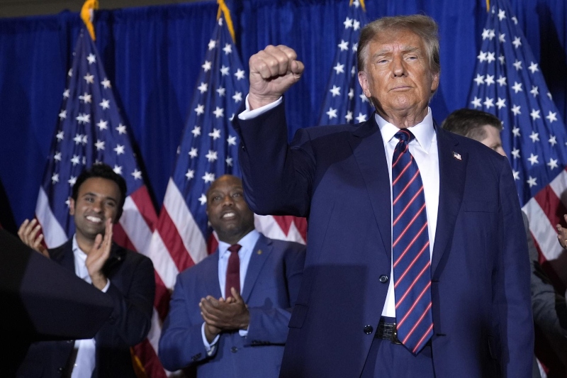 Donald Trump gana las primarias de New Hampshire