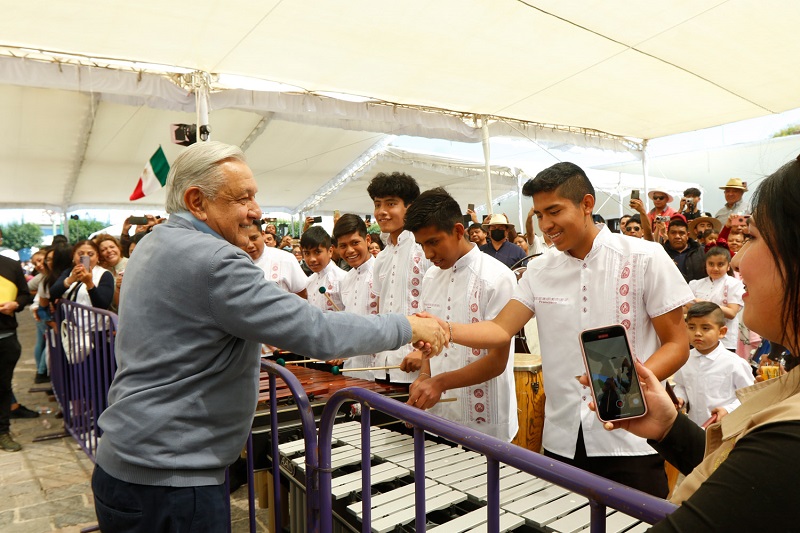 Entrega AMLO obras de rehabilitación del patrimonio cultural de Tlaxcala afectado en sismos de 2017