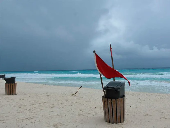 Alertan de fuertes vientos en Quintana Roo