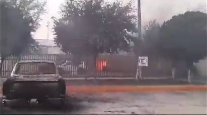 Atacan instalaciones y vehículos oficiales en Doctor Coss, Nuevo León