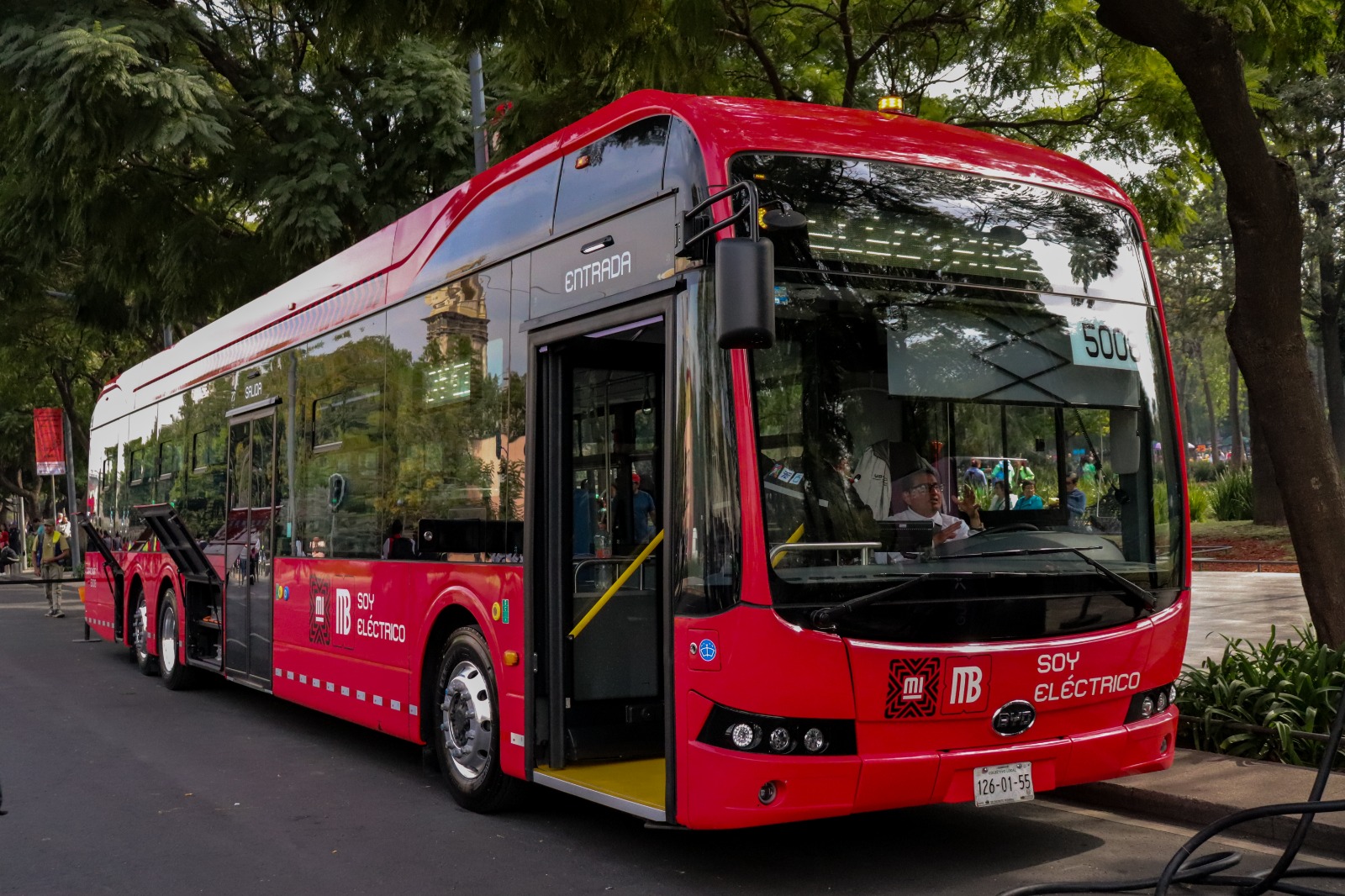 Concluye la electrificación de la línea 4 de metrobús con la incorporación de 55 autobuses eléctricos