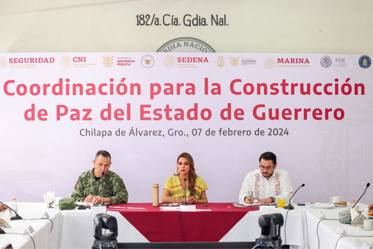 Evelyn Salgado Pineda encabeza Mesa de Coordinación para la Construcción de la Paz en Guerrero