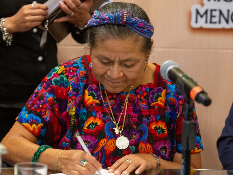 Nomina Rigoberta Menchú a organización mexicana, Grupo Por Un País Mejor, a Premio Nobel de la Paz 2024