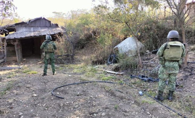 Fuerzas seguridad decomisaron 52 artefactos explosivos en dos municipios de Michoacán