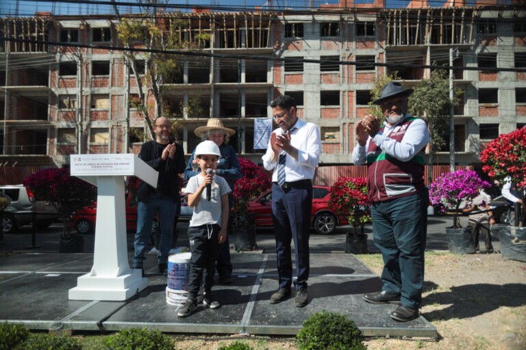 Martí Batres encabeza inicio de obra del parque lineal “Kuxtal Vida” en proyecto habitacional “La Virgen 2771”