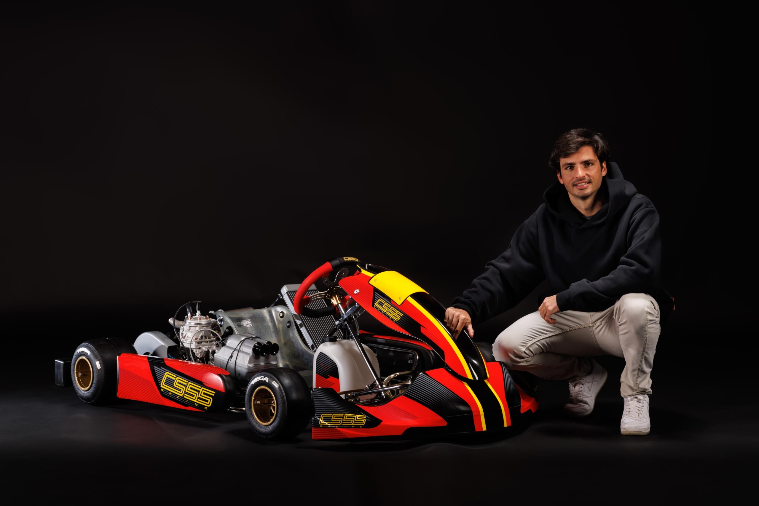 Nace la CS55 Racing Kart: Carlos Sainz y OTK Kart Group presentan su nueva joya en el mundo del karting