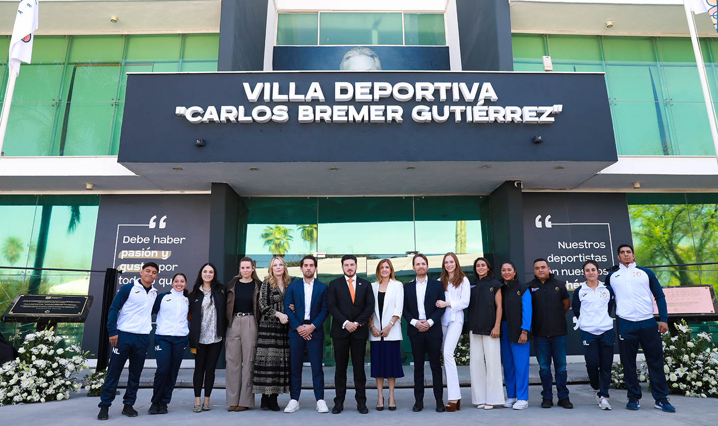 Samuel García nombra ‘Villa Deportiva Carlos Bremer’ en honor al legado del empresario