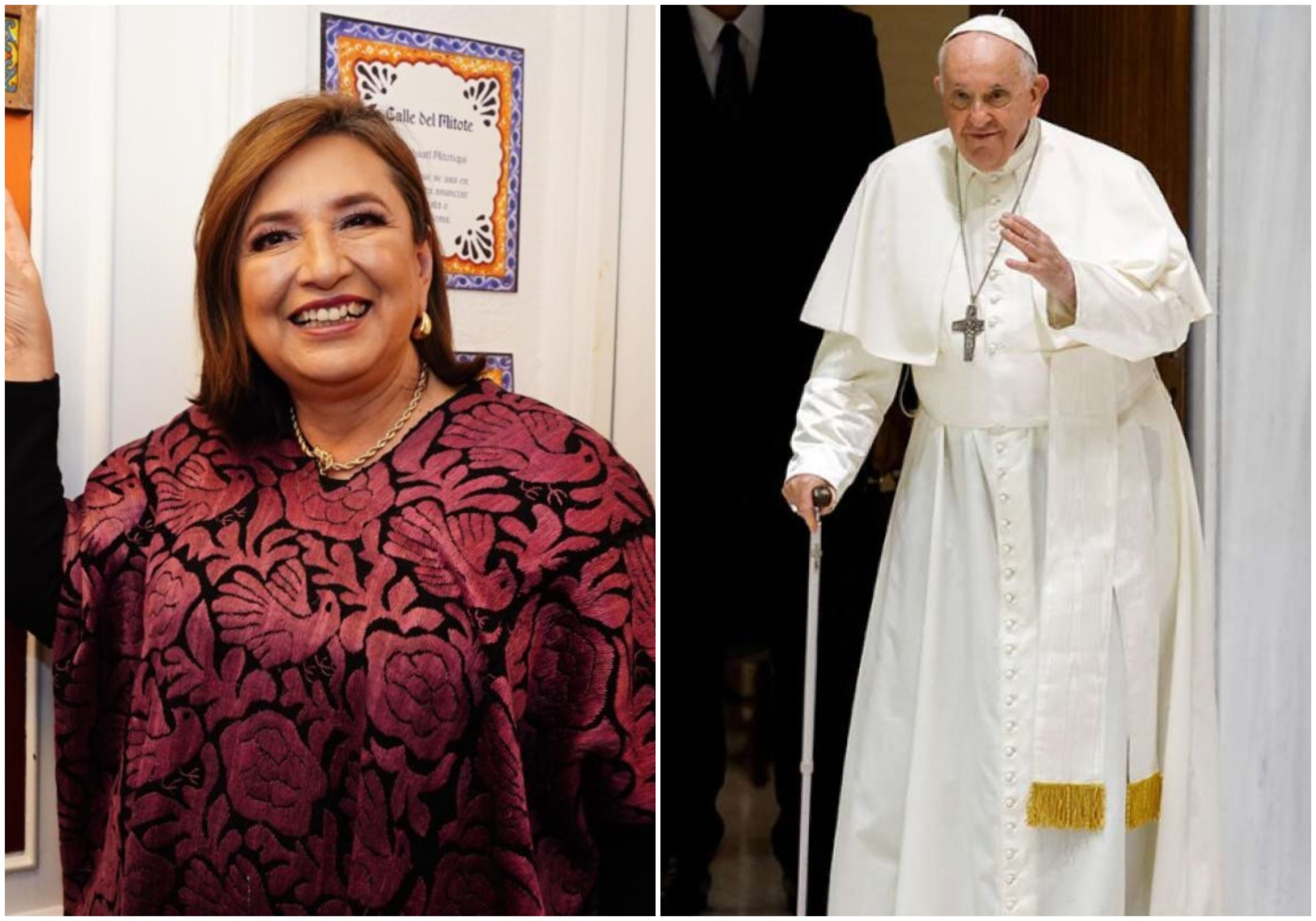 Xóchitl Gálvez sostiene audiencia privada con el Papa Francisco