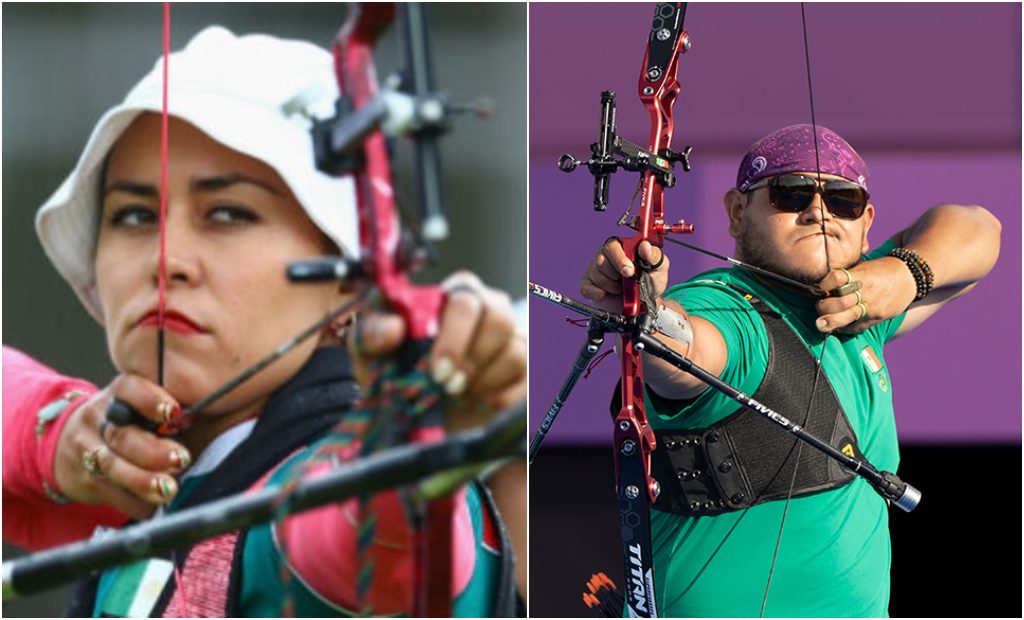 Aída Román Luis Abuelo Álvares tiro con arco París 2024