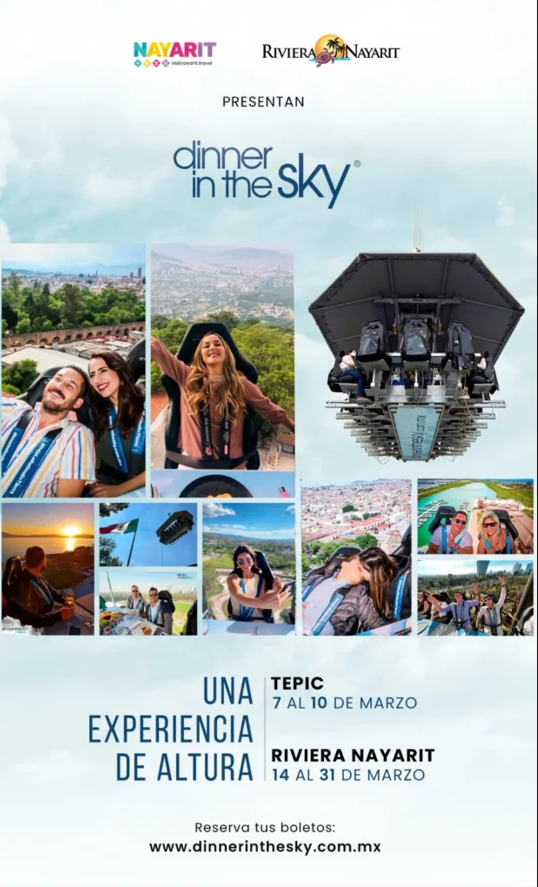 “Dinner in the Sky” llega a Nayarit