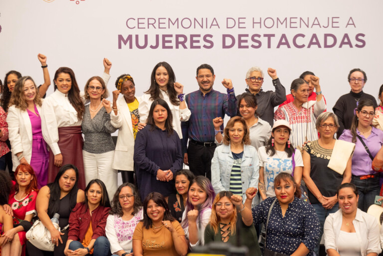 Encabeza Martí Batres Guadarrama homenaje a mujeres destacadas en el Festival “Tiempo de Mujeres”