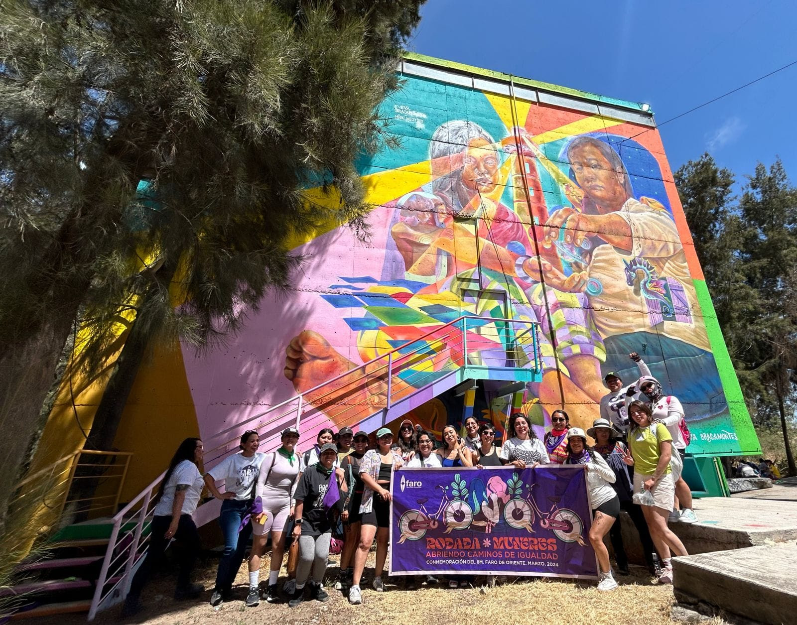 Inauguran Mural “Alegoría de un faro” en FARO Oriente para Conmemorar el Día Internacional de la Mujer