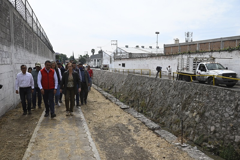 Supervisan dezasolve en cauces colindantes entre Naucalpan y Tlalnepantla