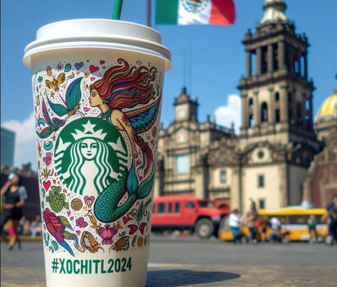 Starbucks se deslinda de diseños de vasos con el nombre de Xóchitl Gálvez