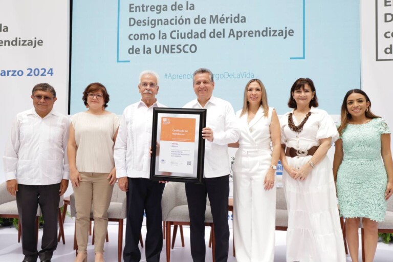 Unesco designa a Mérida como ‘Ciudad del Aprendizaje‘
