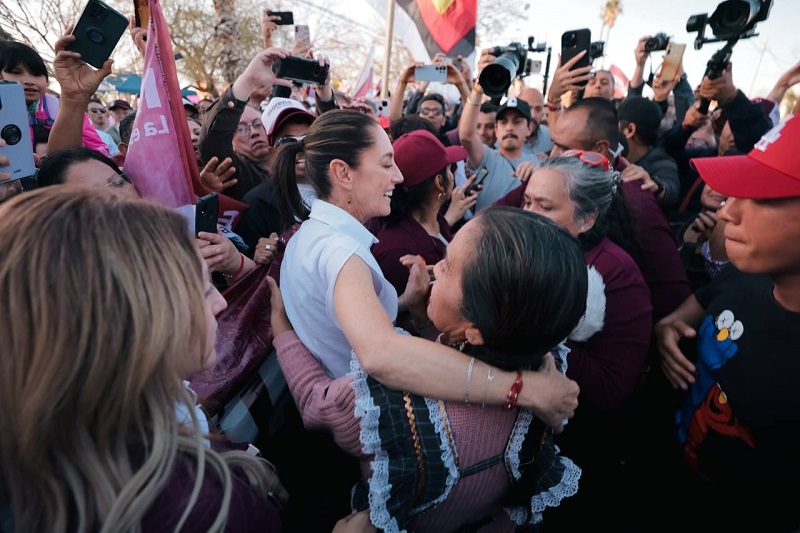 Claudia Sheinbaum afirma que la transformación llegará a Jalisco: ‘se van a romper las cadenas de corrupción’