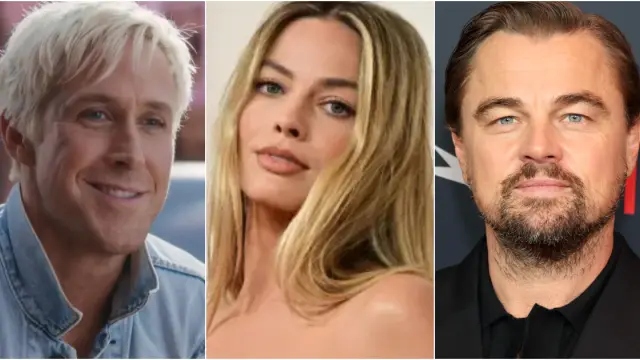 Ryan Gosling, Margot Robbie y Leonardo DiCaprio, entre los 10 actores y actrices de Hollywood que más dinero han ganado en 2023