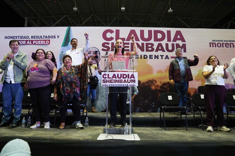 “Nuestro proyecto es que todos tengamos derechos, que todos tengamos bienestar”: Claudia Sheinbaum