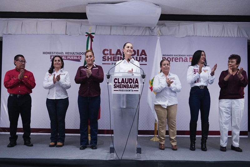 Claudia Sheinbaum destaca uso eficiente del agua y tecnificación del riego para atender sequía en Durango