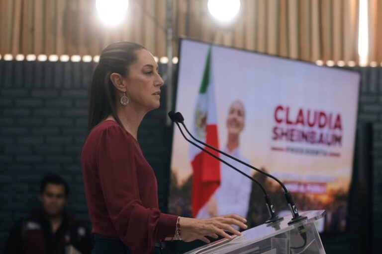 Claudia Sheinbaum llama a seguir con la transformación para continuar luchando por los derechos, la democracia y la justicia para los mexicanos