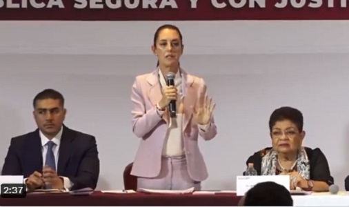 Claudia Sheinbaum presenta su “Estrategia de seguridad: República segura y con justicia”