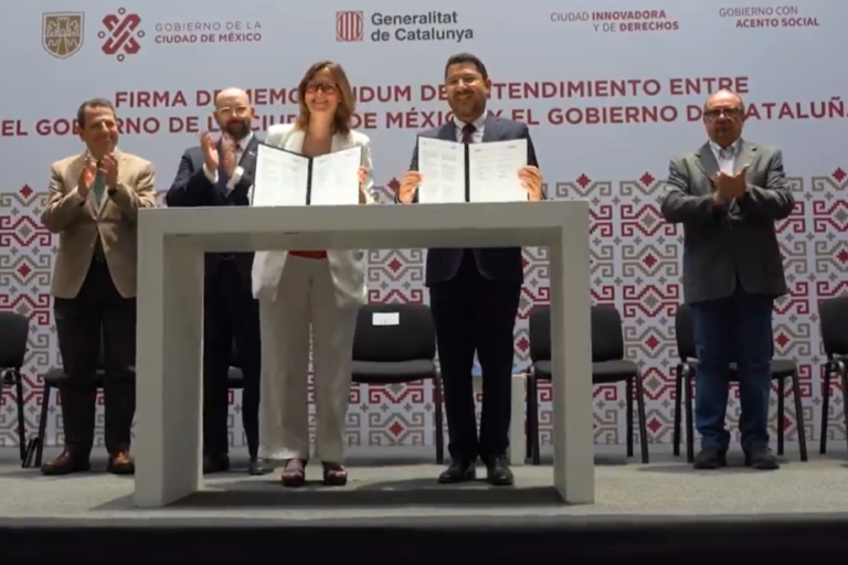 CDMX y Cataluña firman pacto para promover intercambio cultural y educativo