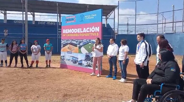 Cecilia Patrón ofrece remodelar las unidades deportivas de Mérida
