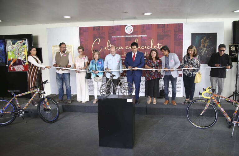 El Senado abre sus puertas a la innovadora exposición ‘Cultura en Bicicleta’, fusionando creatividad y movilidad sostenible