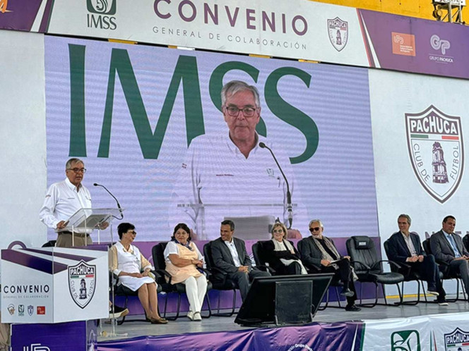 IMSS Hidalgo y Club Pachuca firman convenio para promover el deporte