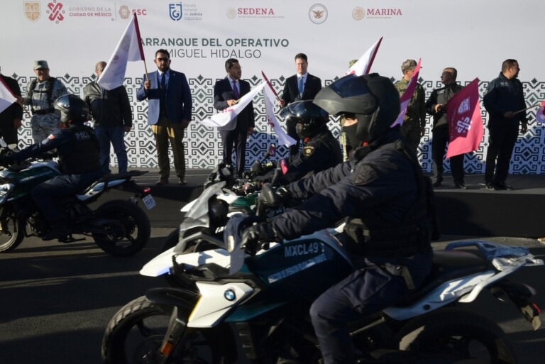 Jefe de Gobierno encabeza inicio del operativo de seguridad en Alcaldía Miguel Hidalgo