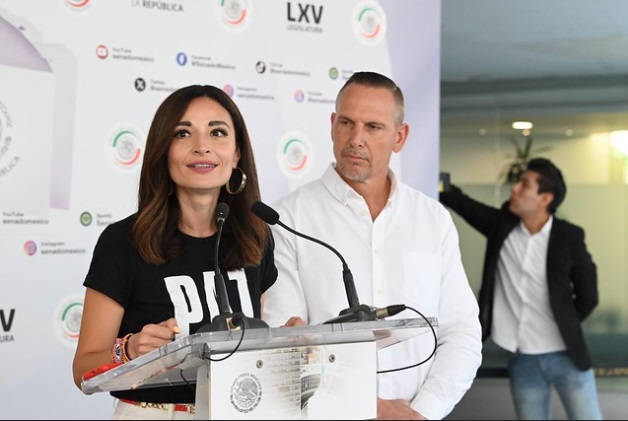 Laura Ballesteros y Bryan LeBarón presentan iniciativa para crear ley para la protección de personas candidatas