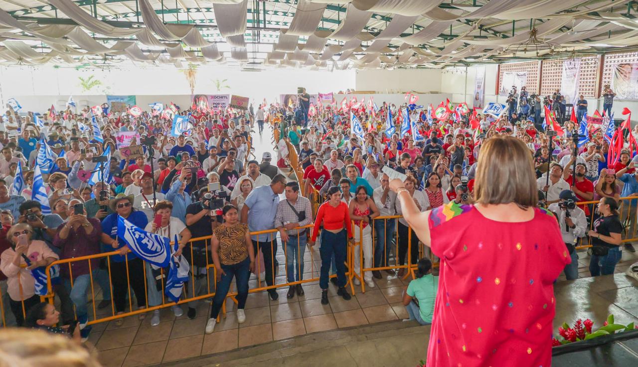 No temo por mi seguridad, dice Xóchitl Gálvez durante visita a Chiapas