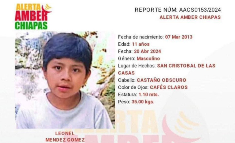 Rescatan a niño secuestrado en Chiapas; hay 4 detenidos
