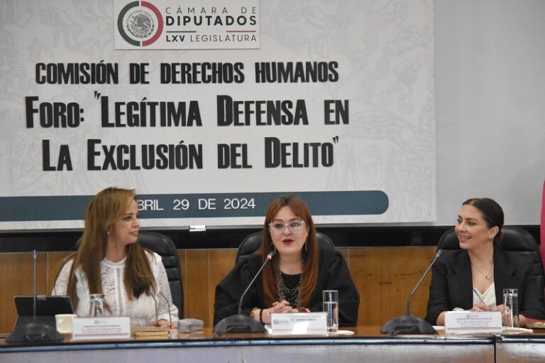 La Comisión de Derechos Humanos realizó el foro “Legítima defensa en la exclusión del delito”