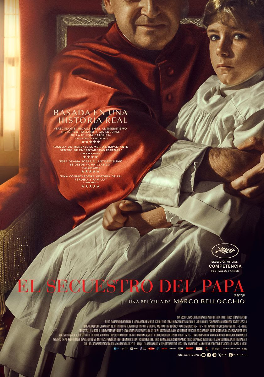 “El secuestro del Papa” de Marco Bellocchio estreno en cines 18 de abril